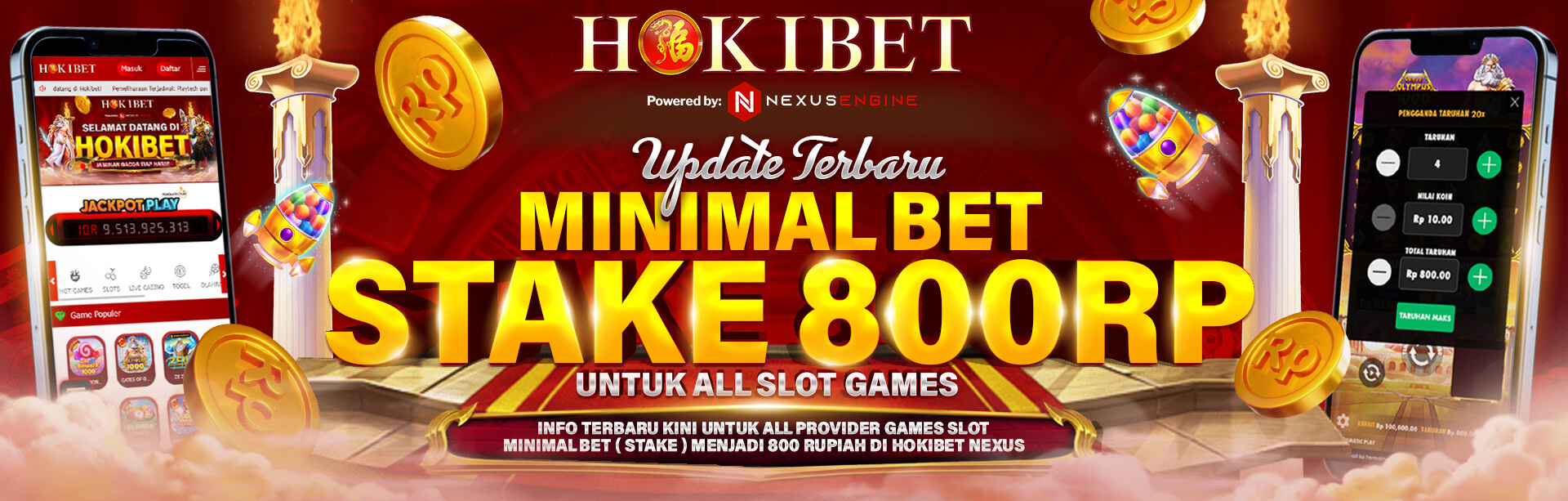 Update Terbaru Minimal Bet All Slot Games 800 Rupiah	