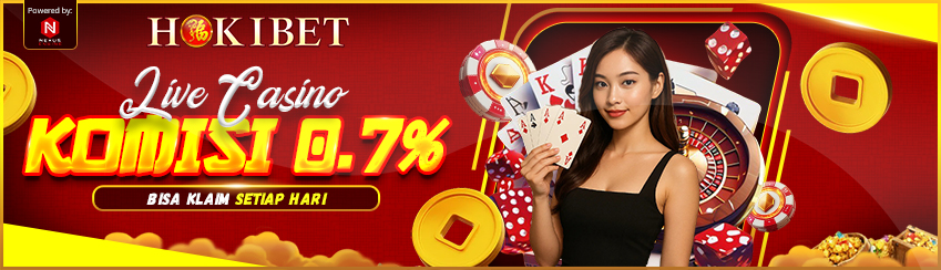 KOMISI LIVE CASINO 0.7%