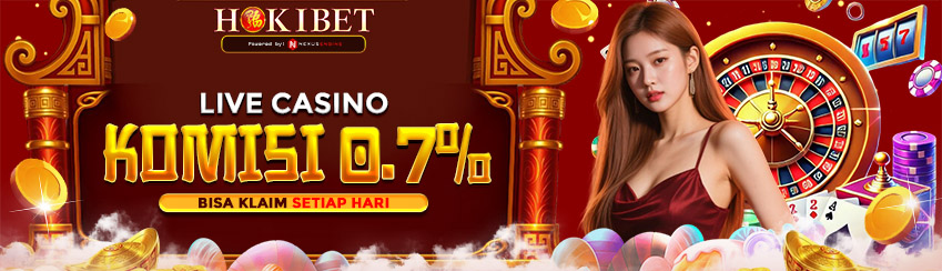 KOMISI LIVE CASINO 0.7%